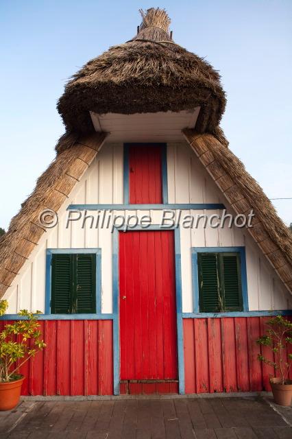 madere 40.JPG - Maison au toit de chaume, Santana, Madère, Portugal